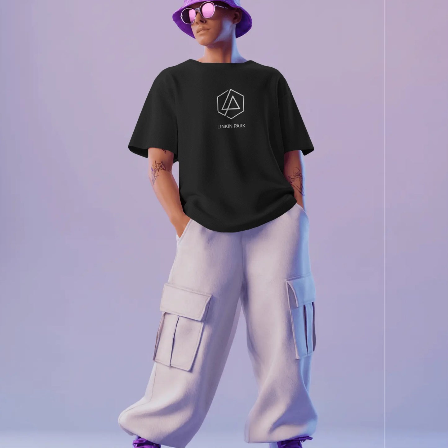 linkin - park oversized t shirt