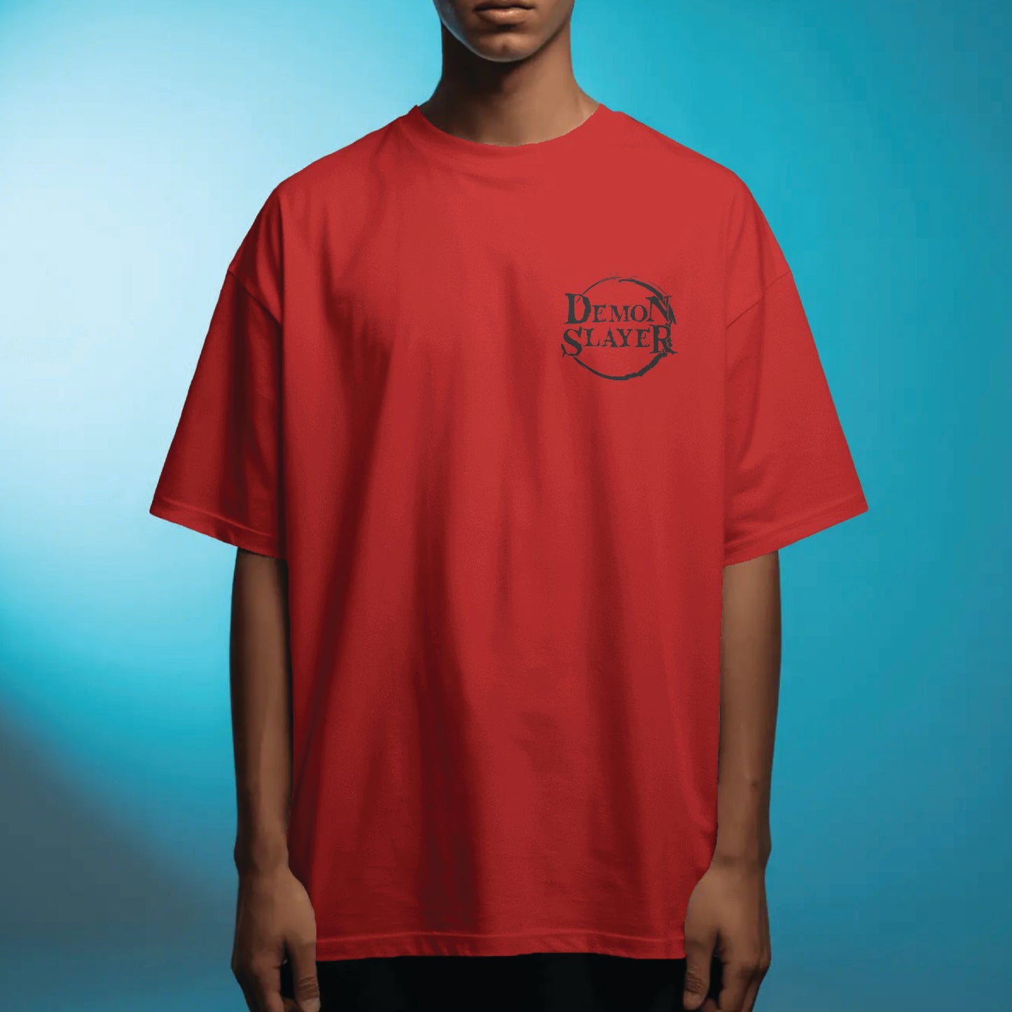 demon slayer tanjiro minimalist oversized t shirt