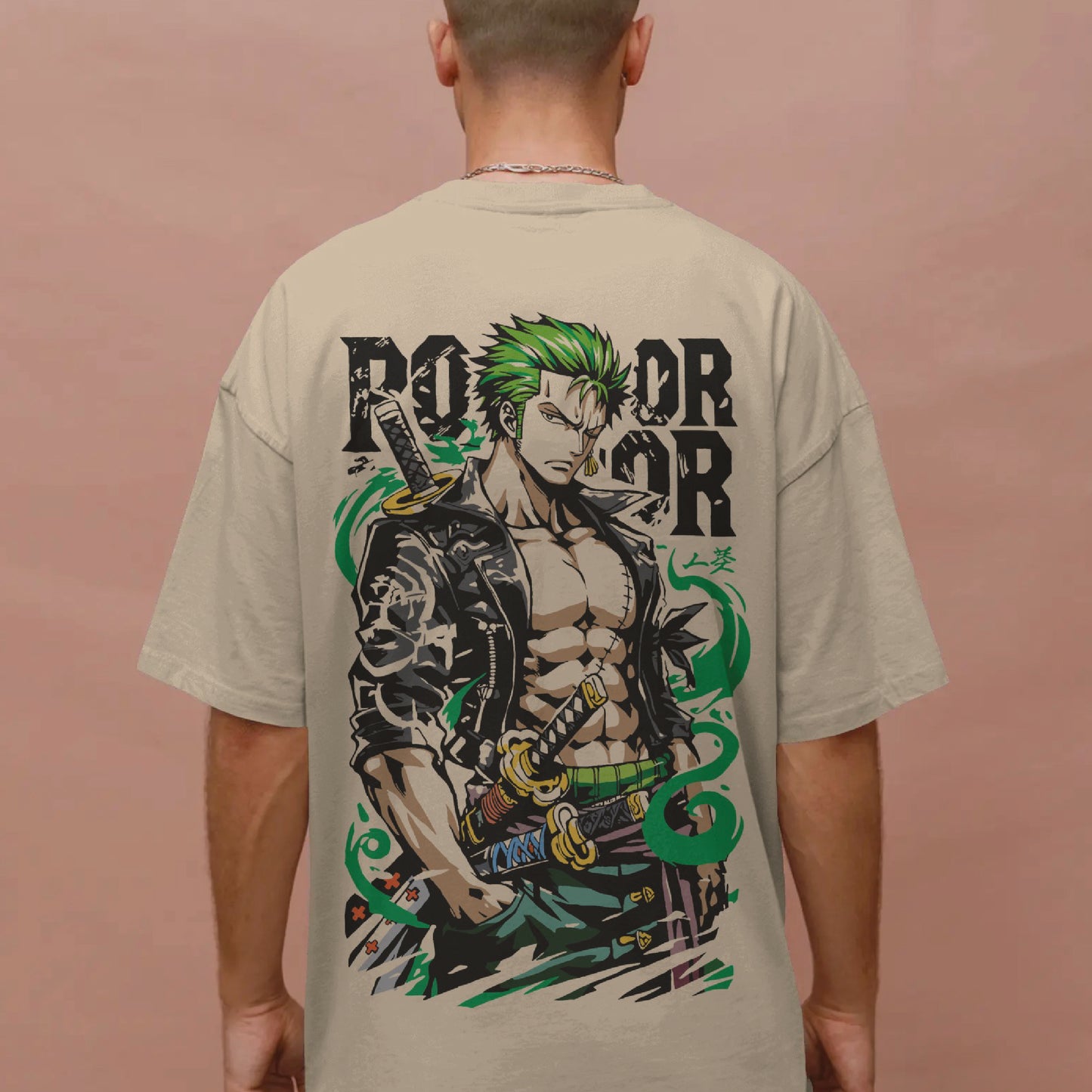 Zoro oversized t shirt (one piece collection)