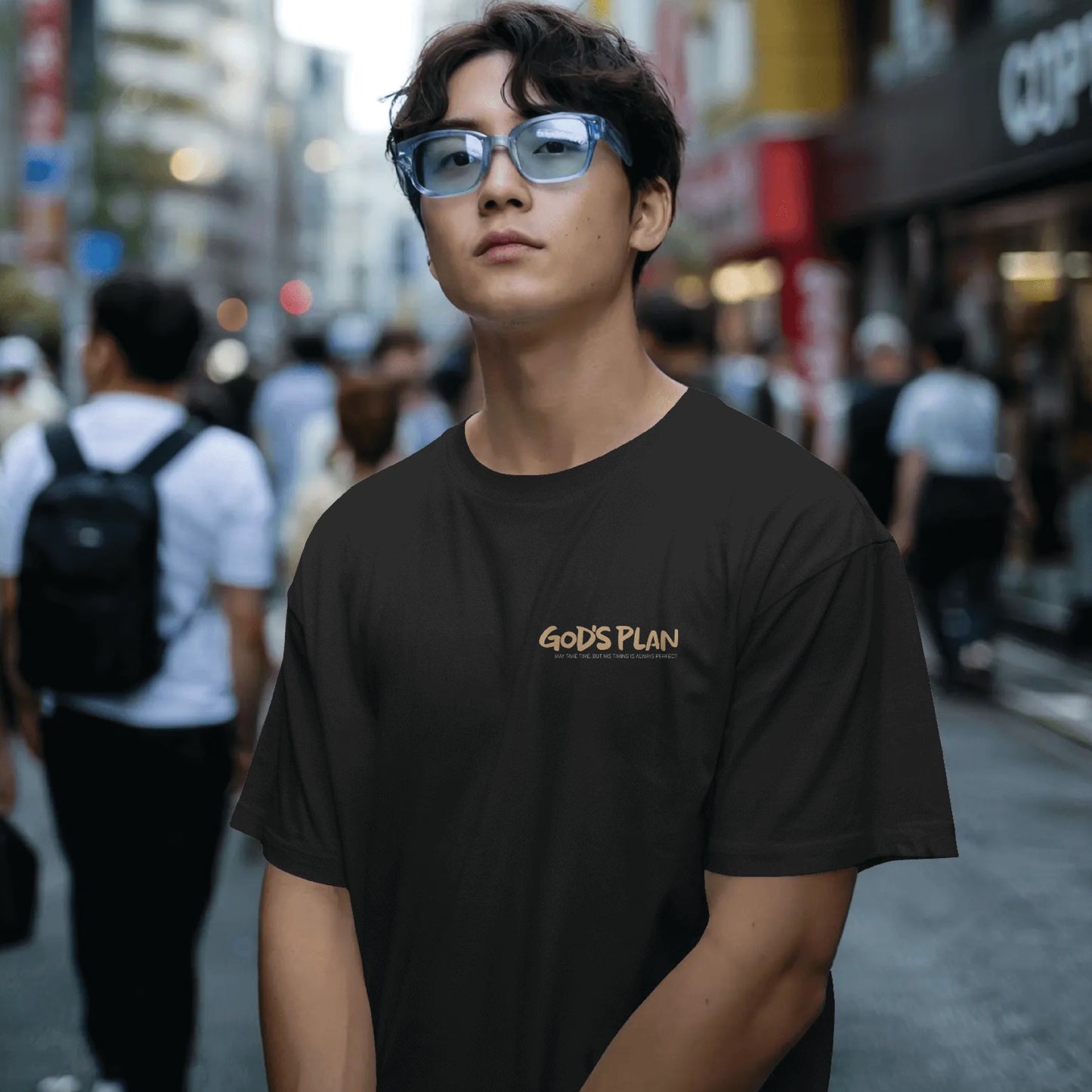 god's plan minimalist oversized t shirt