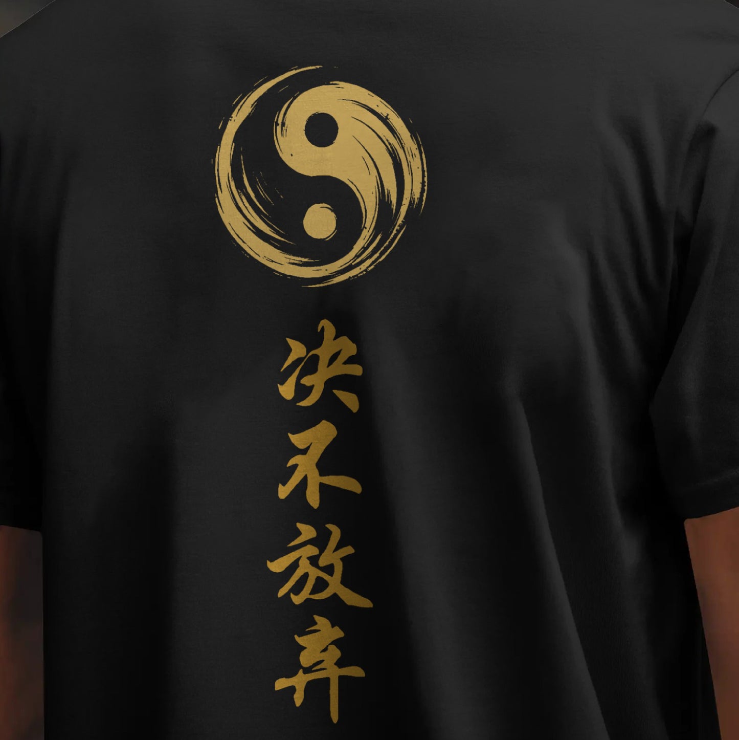golden samurai spirit oversized t-shirt