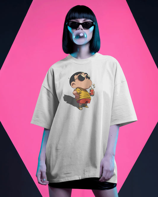 Sinchan cool Oversized Tee
