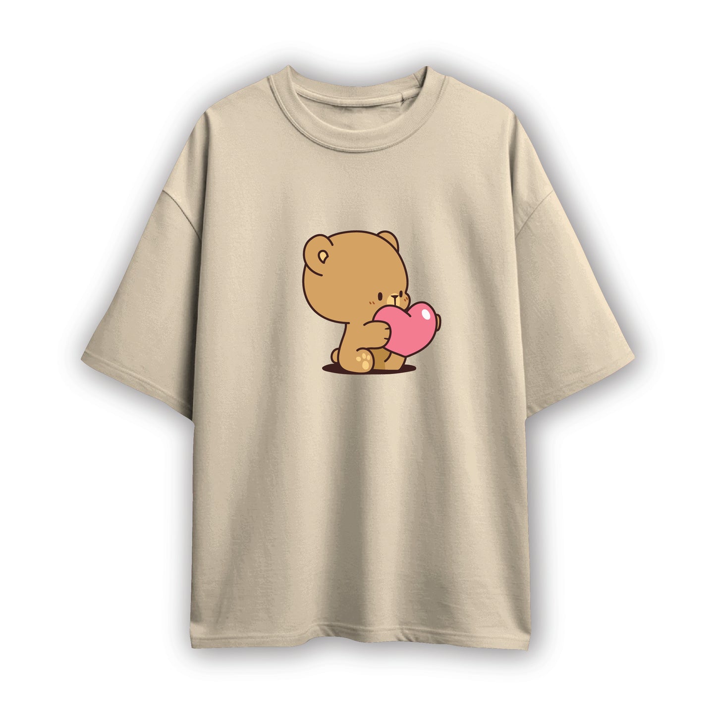 Cute bear couple oversized tee (2 T-Shirt)