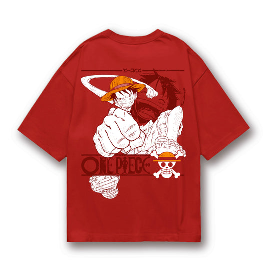 Luffy oversized t shirt (one piece collection)