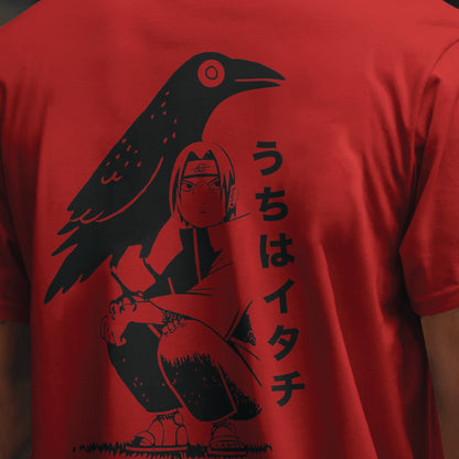 itachi uchiha minimalist oversized t shirt