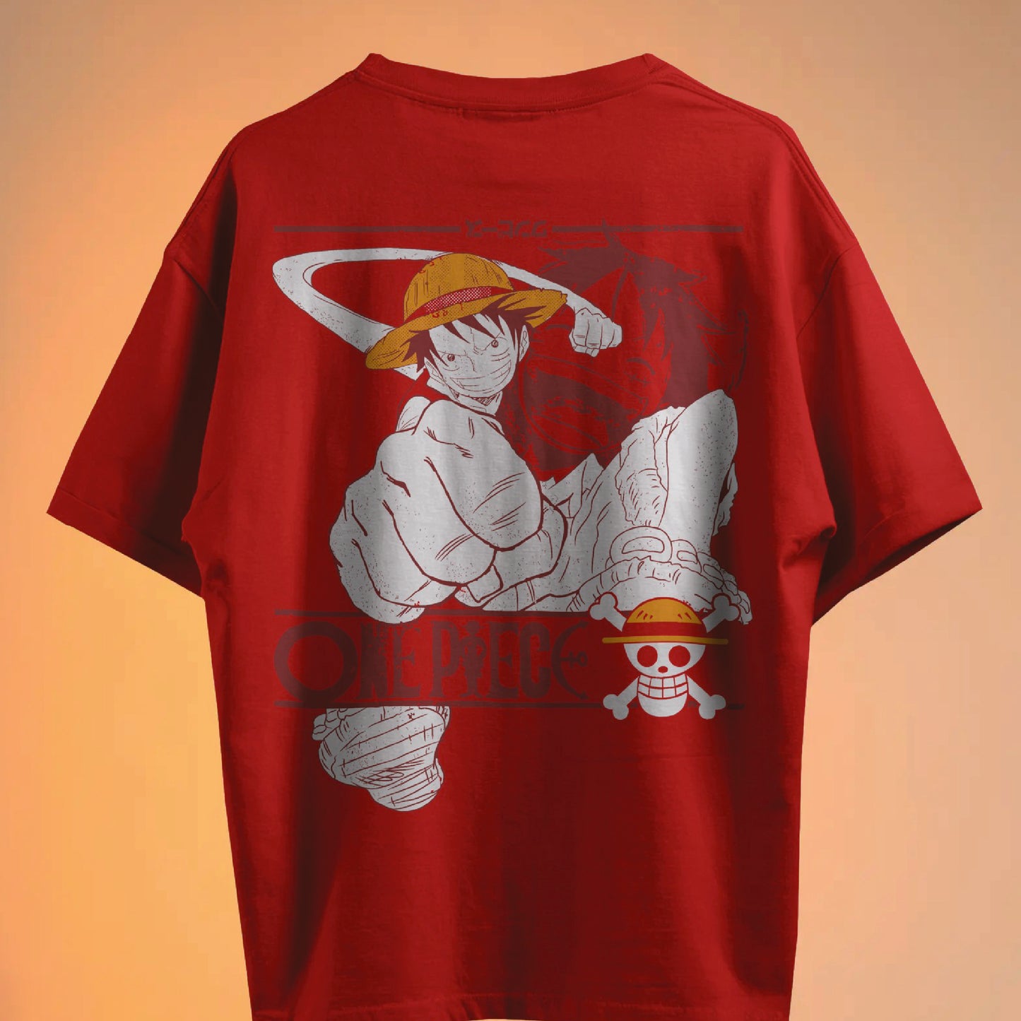 Luffy oversized t shirt (one piece collection)