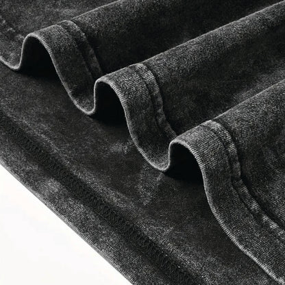 black clover acid wash oversized t shirt