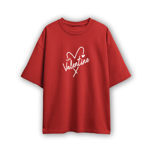 hello valentine couple t shirt( 2 tees)