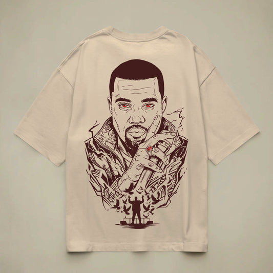 kanye west oversized t shirt
