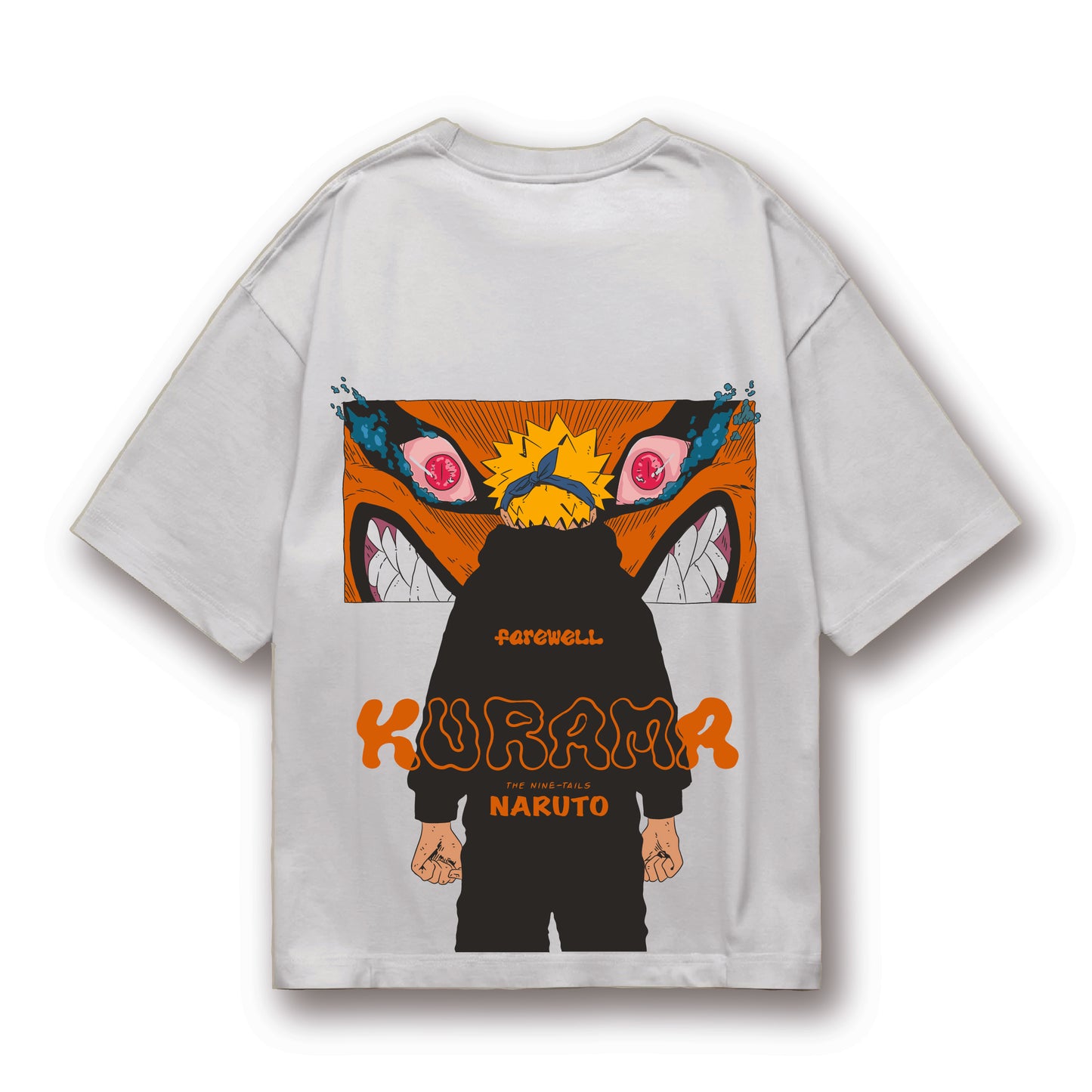 kurama naruto oversized t shirt