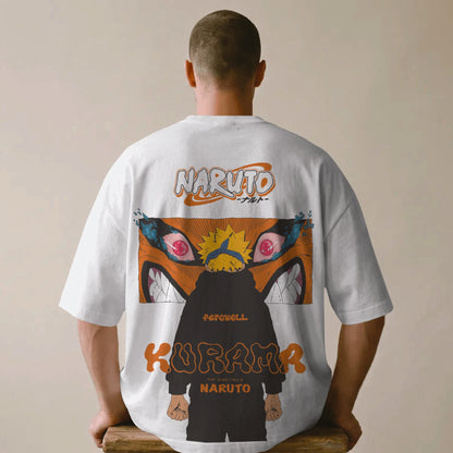 kurama naruto oversized t shirt