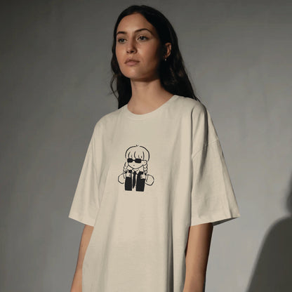 Cute couple oversized tee (2 t-shirt)