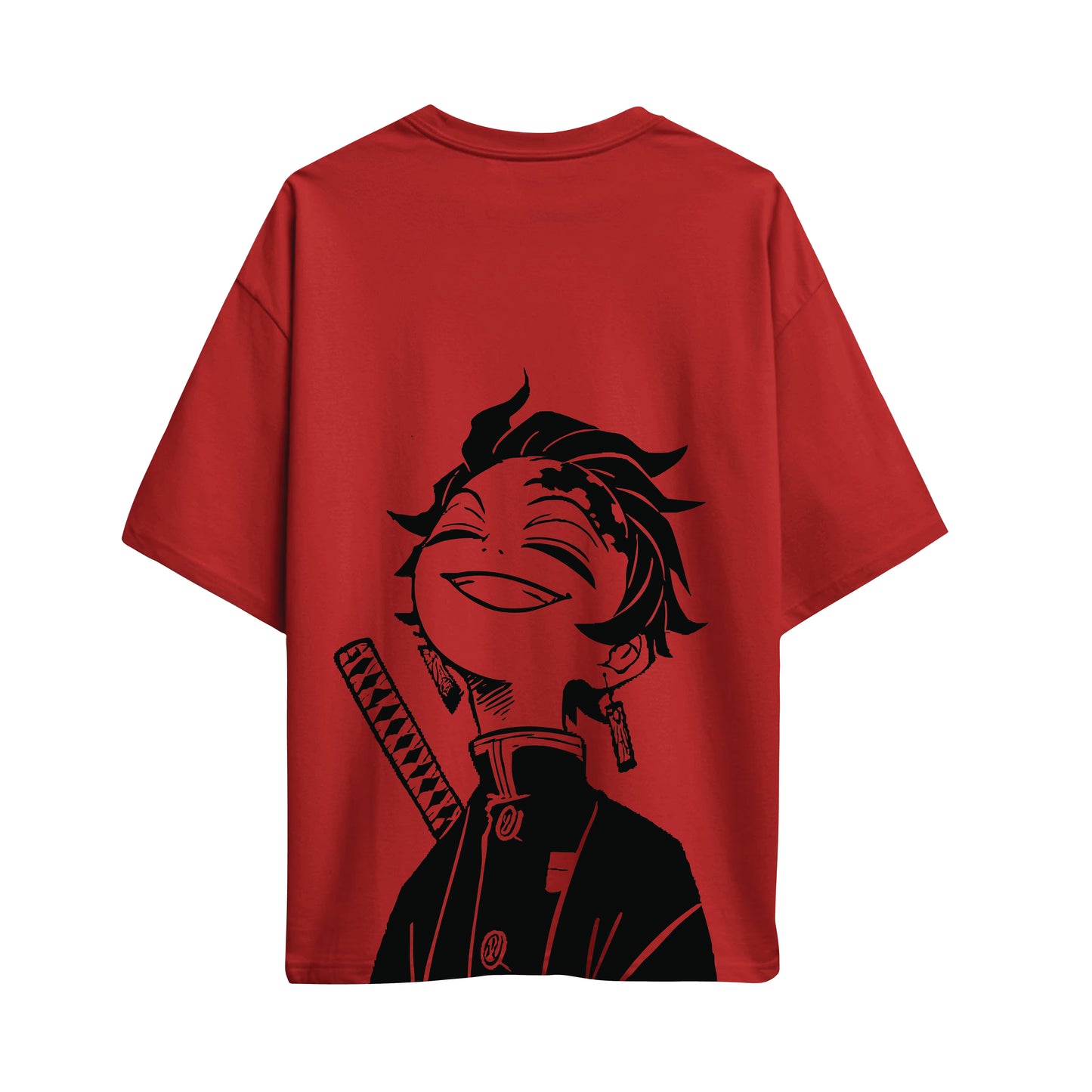demon slayer tanjiro minimalist oversized t shirt