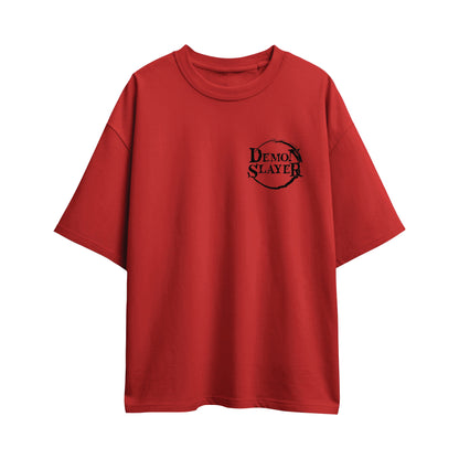 demon slayer tanjiro minimalist oversized t shirt