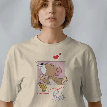 tom and jerry couple oversized t shirt(2 tees)