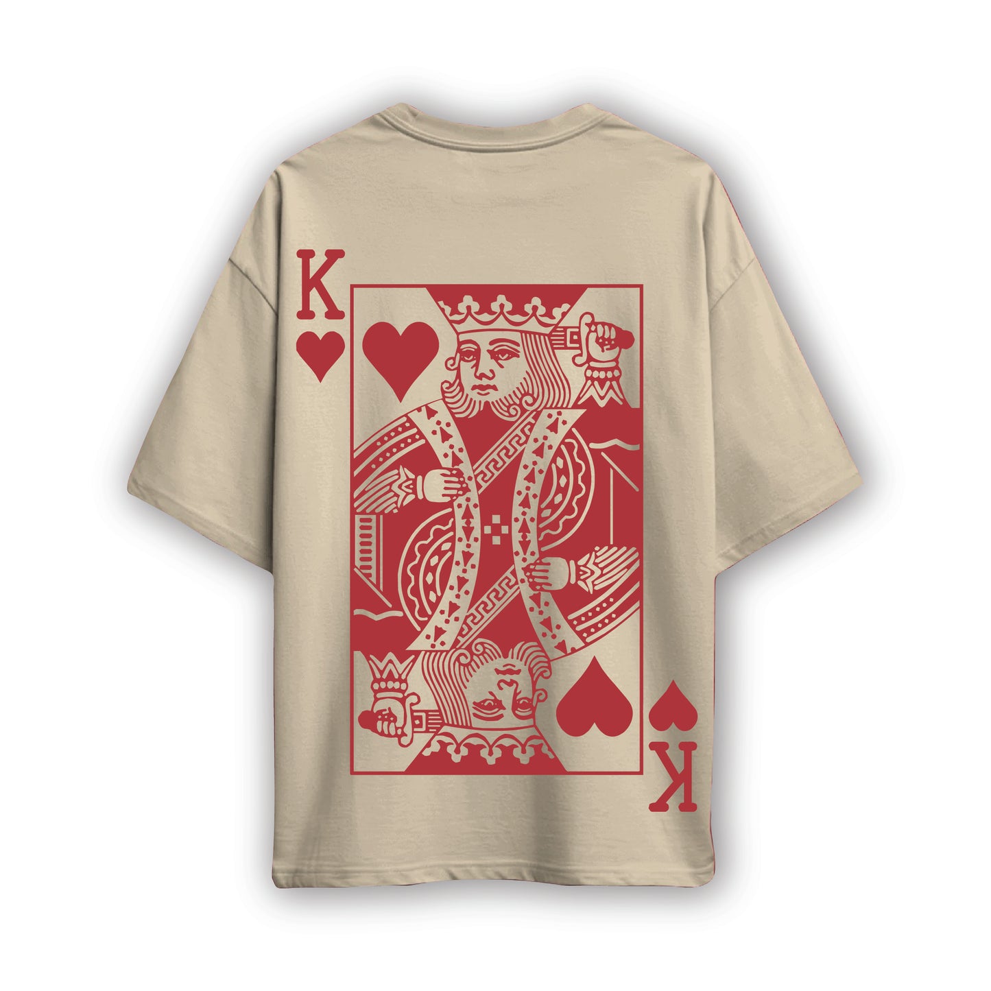 king and queen couple oversized t shirt( 2 tees)