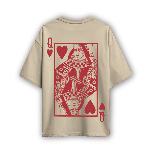 king and queen couple oversized t shirt( 2 tees)