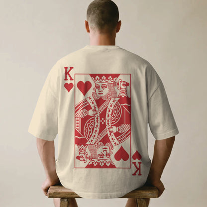 king and queen couple oversized t shirt( 2 tees)