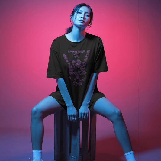 linkin park oversized t shirt