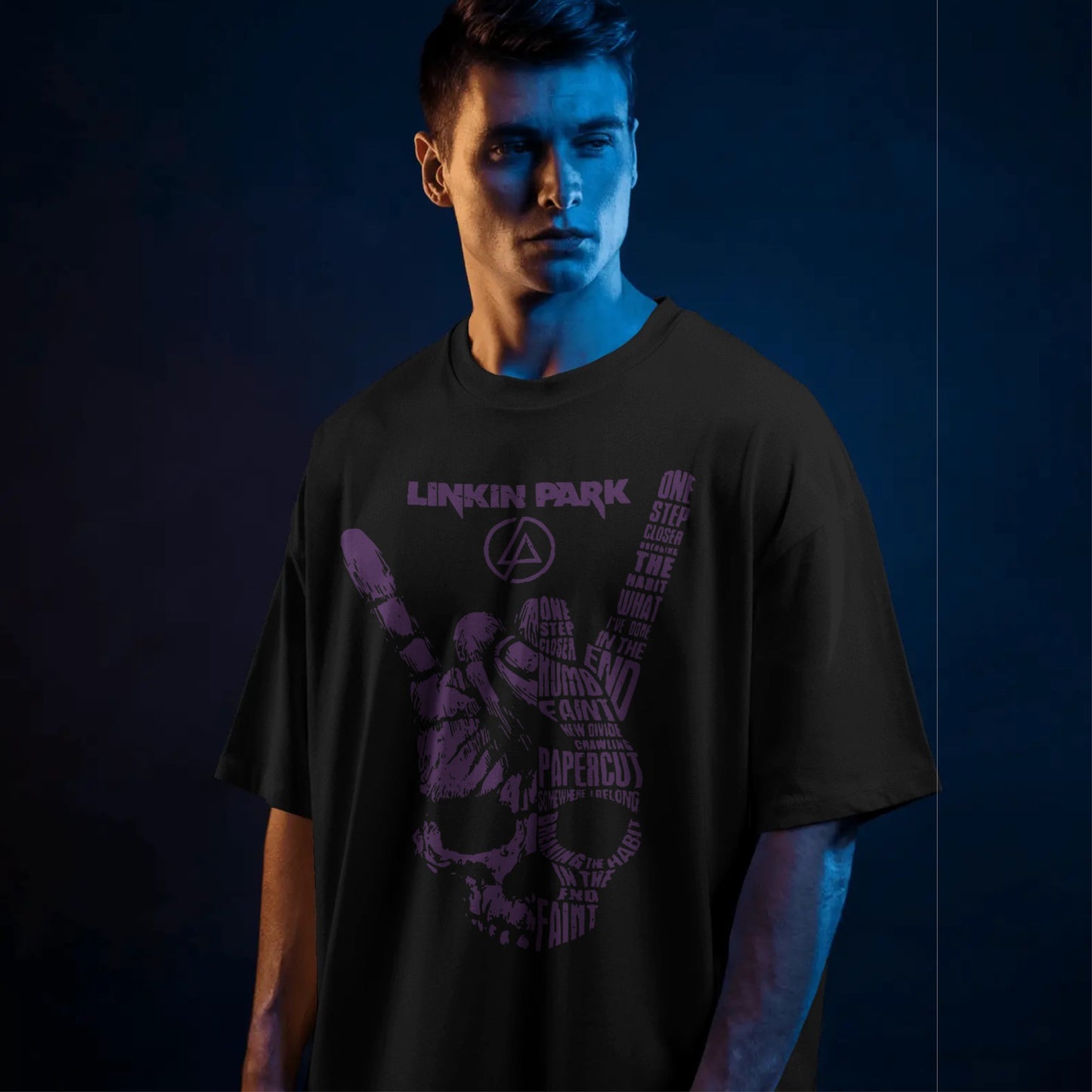 linkin park oversized t shirt