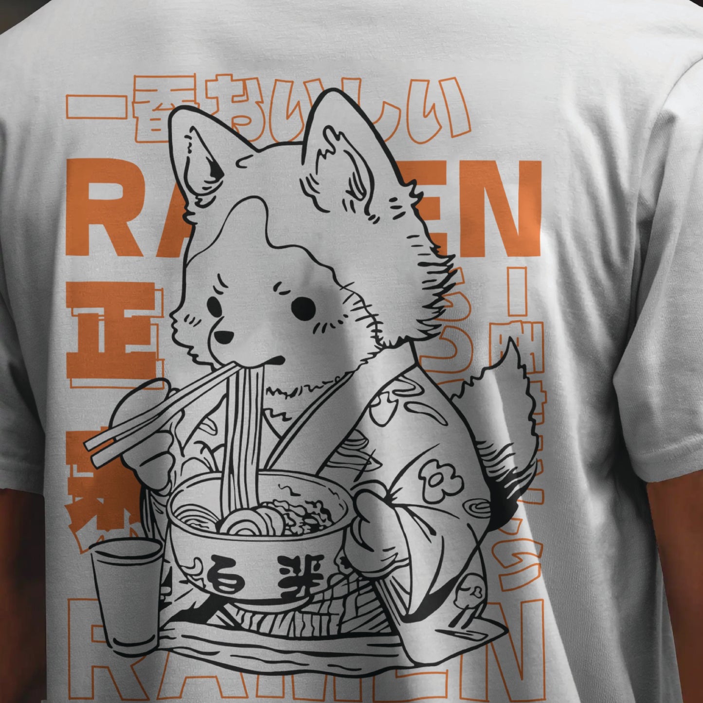 ramen oversized t shirt