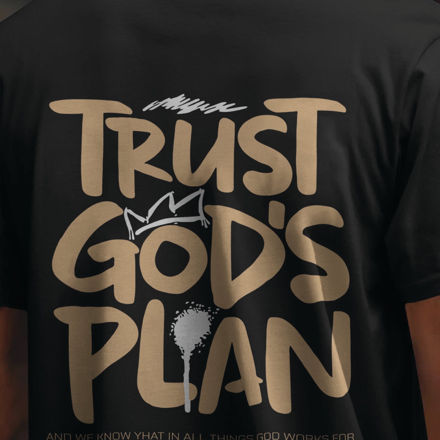 god's plan minimalist oversized t shirt