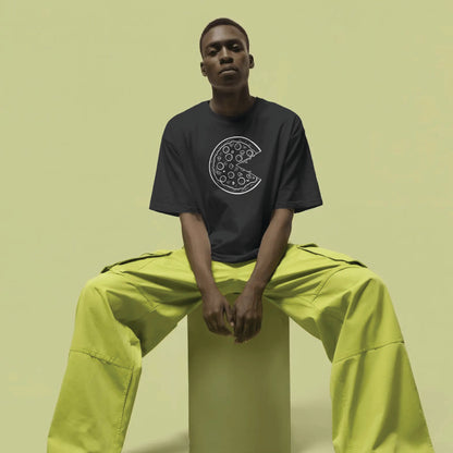 pizza couple oversized t shirt( 2 tees)