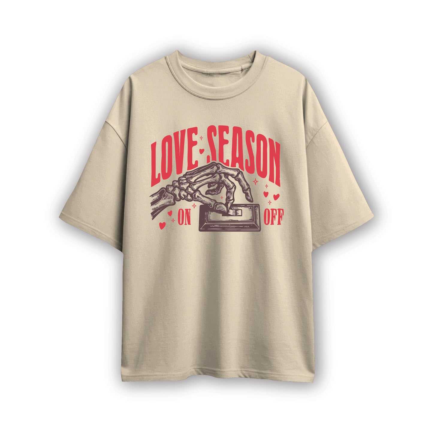 love season couple oversized tshirt( 2 tees)