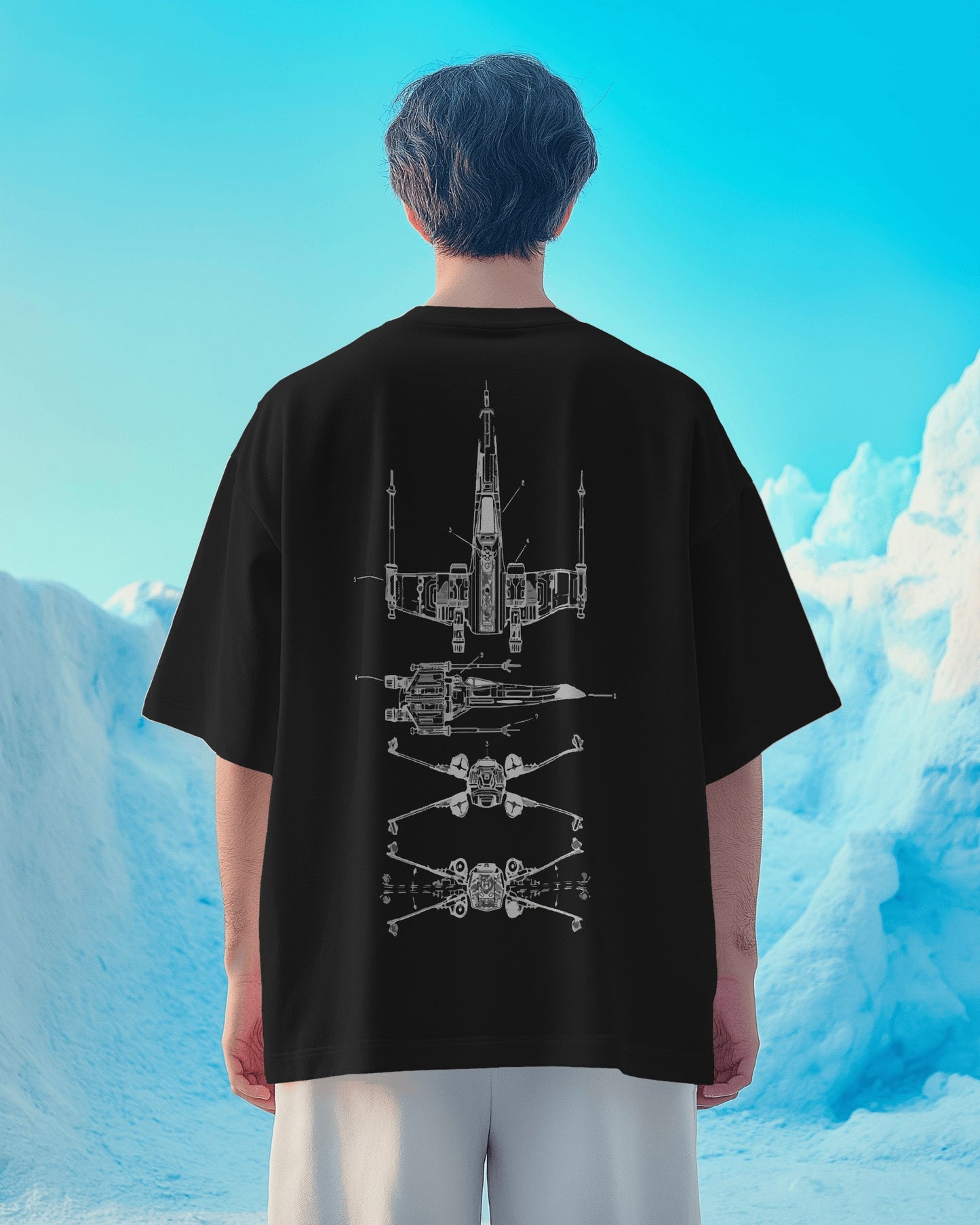 Star Wars: Star Fighter Oversized T-shirt