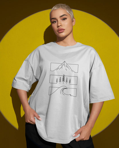 Nature Oversized Tee