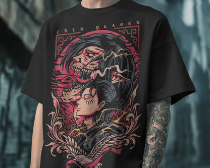 Attack On Titan: Eren Yeager Oversized Tee
