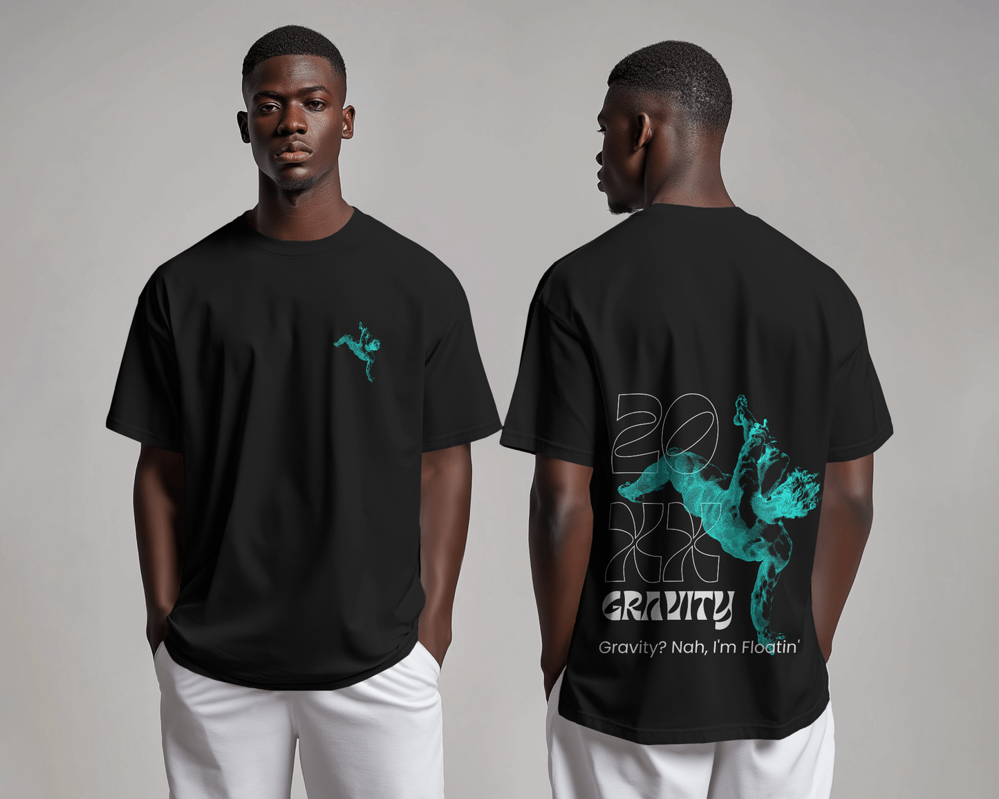 Gravity? Nah I am Floating Oversized TEE