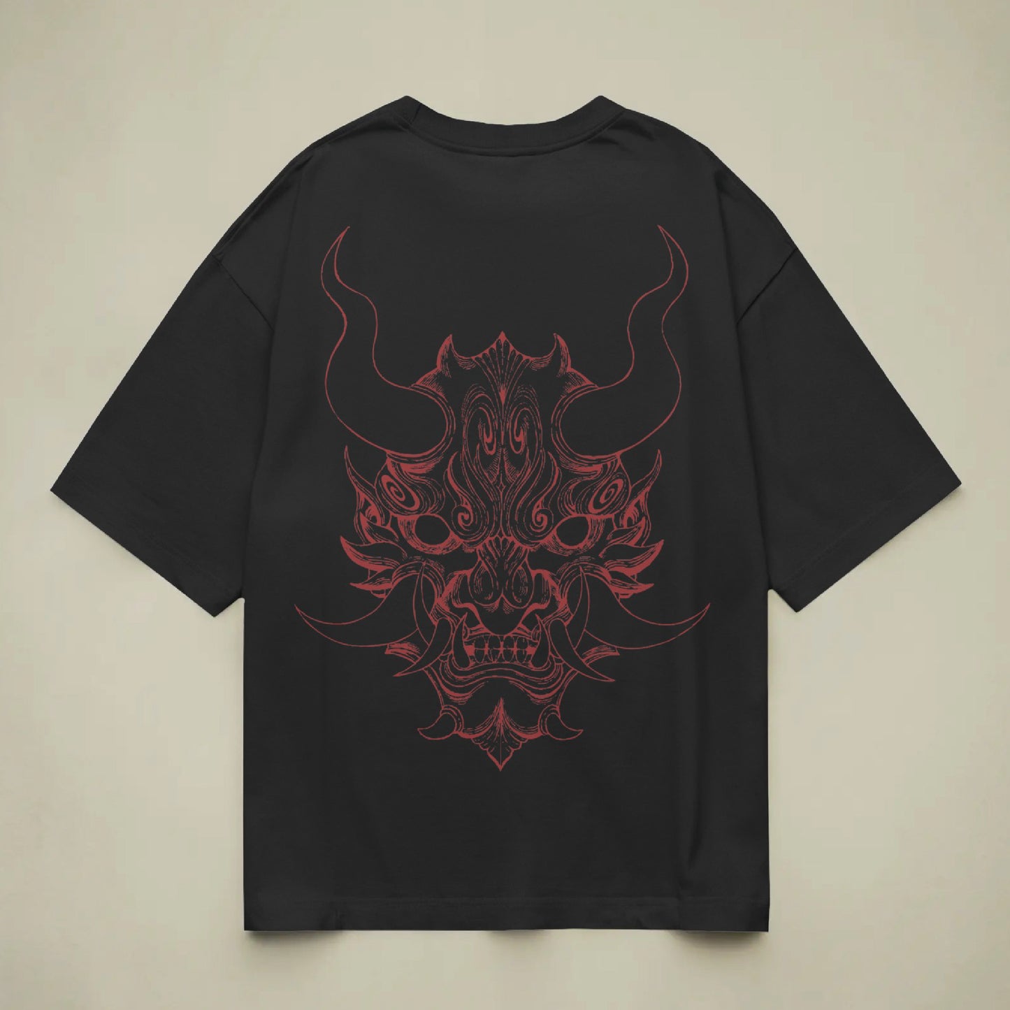 savage demon oversized t shirt