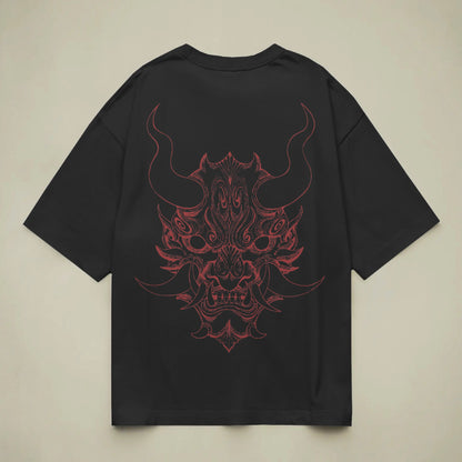 savage demon oversized t shirt