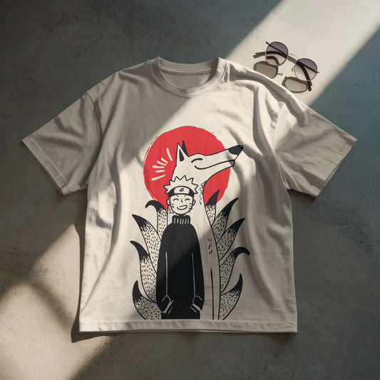 Naruto minimalist oversized t shirt