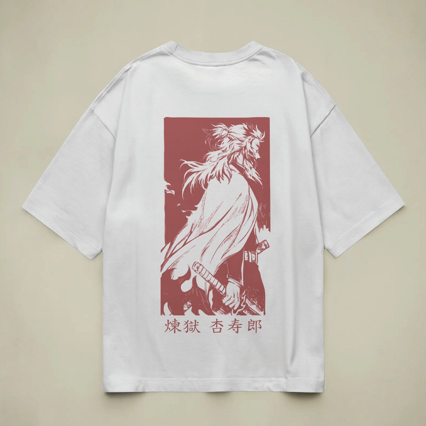 demon slayer rengoku oversized t shirt