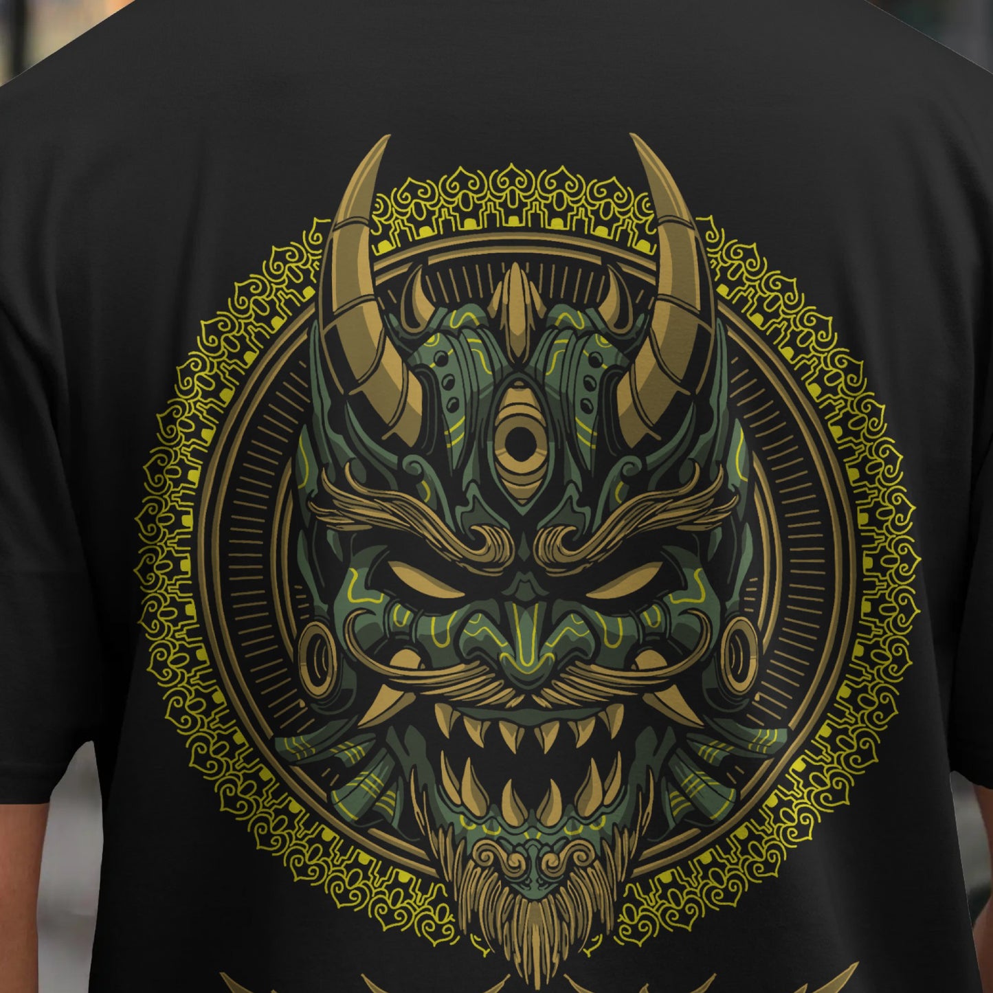 Samurai Mandala Oversized T-Shirt