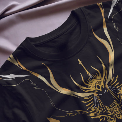 golden samurai spirit oversized  t-shirt