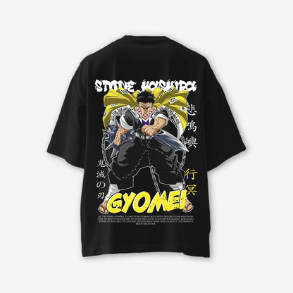Stone Hashira Gyomei Himejima Oversized T-Shirt