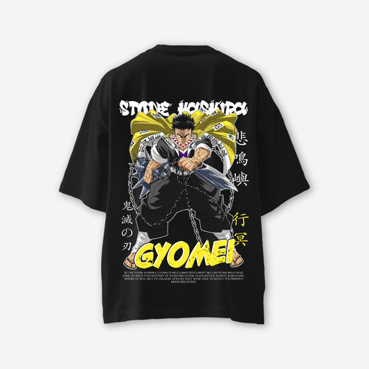 Stone Hashira Gyomei Himejima Oversized T-Shirt