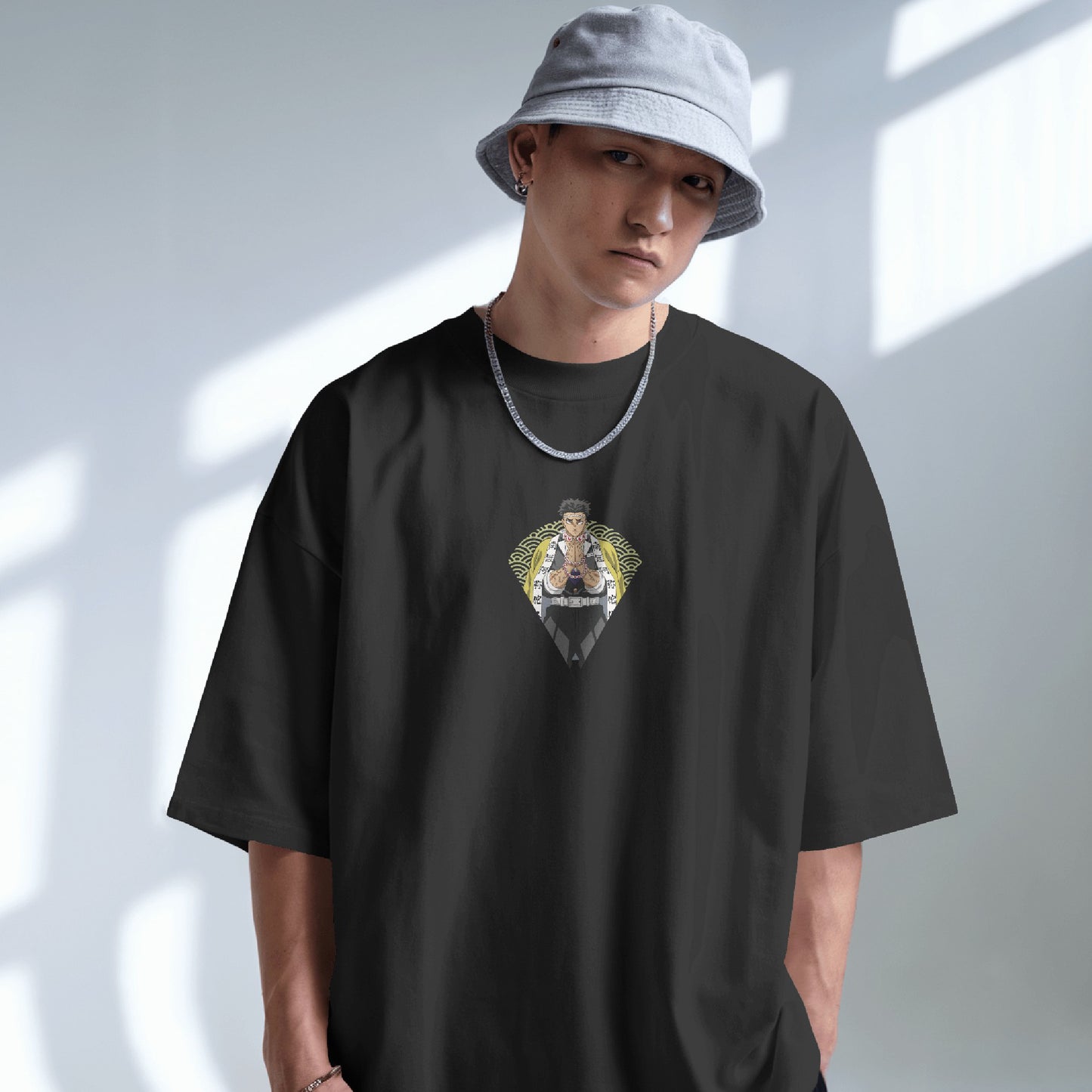 Stone Hashira Gyomei Himejima Oversized T-Shirt