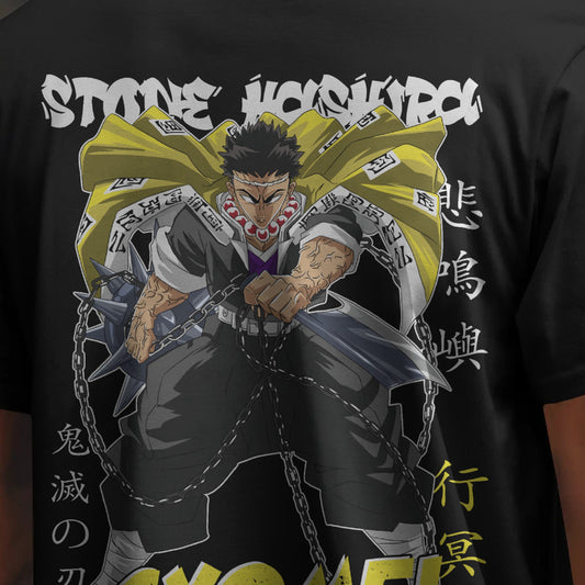 Stone Hashira Gyomei Himejima Oversized T-Shirt