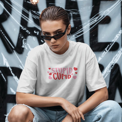 stupid cupid couple tee( 2 t-shirt )