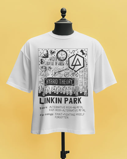 Linkin Park: Doodled Oversized Tee