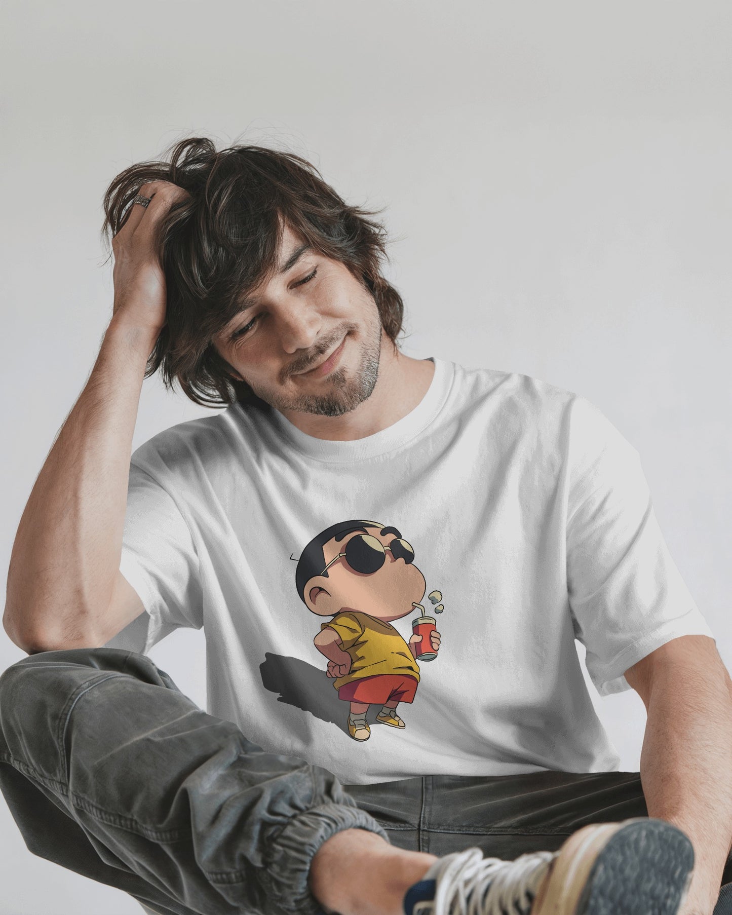 Sinchan cool Oversized Tee