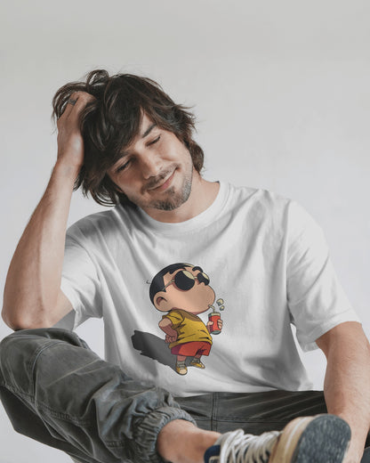 Sinchan cool Oversized Tee