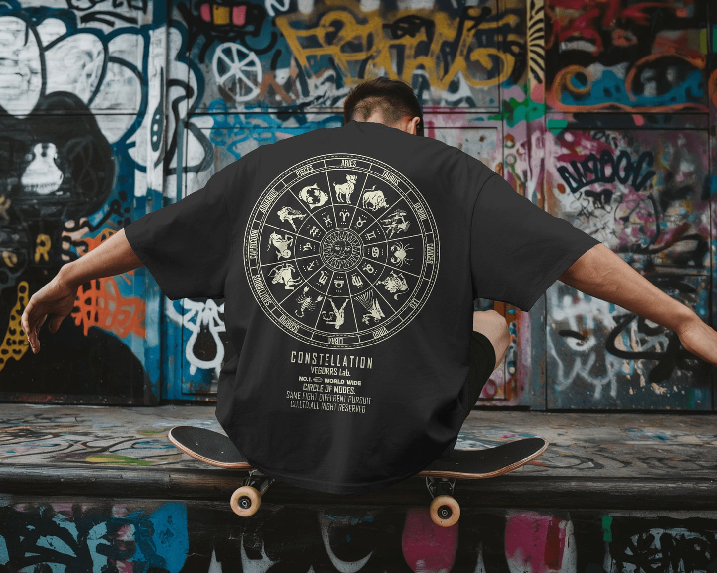 Zodiac Signs Oversized T-Shirt