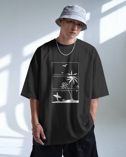 Sea Beach  Oversized T-shirt
