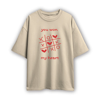 you won my heart couple tee (2 t-shirt)
